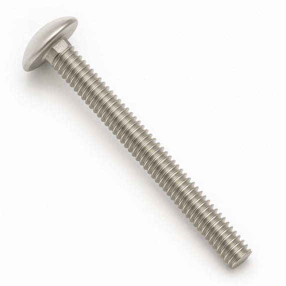 YTRFGH-1/2-13 x 4 Heavy-Duty Structural Carriage Bolts, 304 Stainless ...