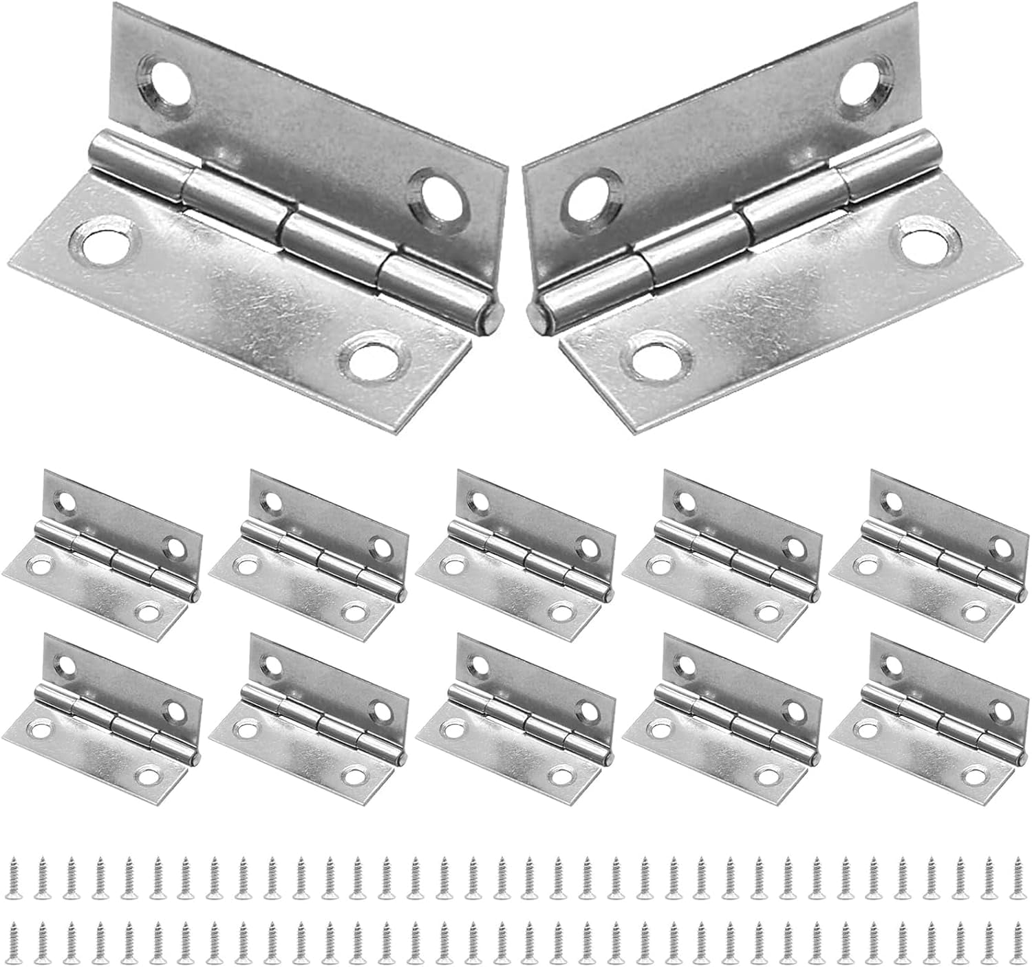 YTRFGH-12 Pack Butt Hinge 2 Inch Mini Hinges 304 Stainless Steel Hinges ...