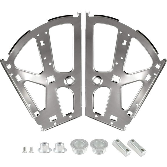 YTRFGH-2 Layers Shoes Drawer Cabinet Hinges, Silver Shoe Cabinet Replacement Fittings Stainless Steel for Kitchen Living Room, 1 Pair
