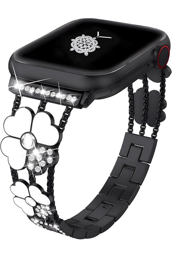 -38/40/41/42mm(Series 11/10) Cool Chain Smartwatch Bands Compatible for Apple Watch Bands Series 11/ SE3/10/9/8/7/6 42/44/45/46mm Stylish Replacement Watch Strap for Iwatch S11/10/9/8/7/6