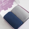 thumbnail image 1 of YTRFGH-Bassinet Sheets Fit for Halo Bassinest Swivel/Flex/Glide Sleeper and 4moms mamaRoo Sleep Bassinet,100% Cotton, 2 Pack, Ultra Soft Bassinet Sheet, Gray and Navy Blue, 1 of 4