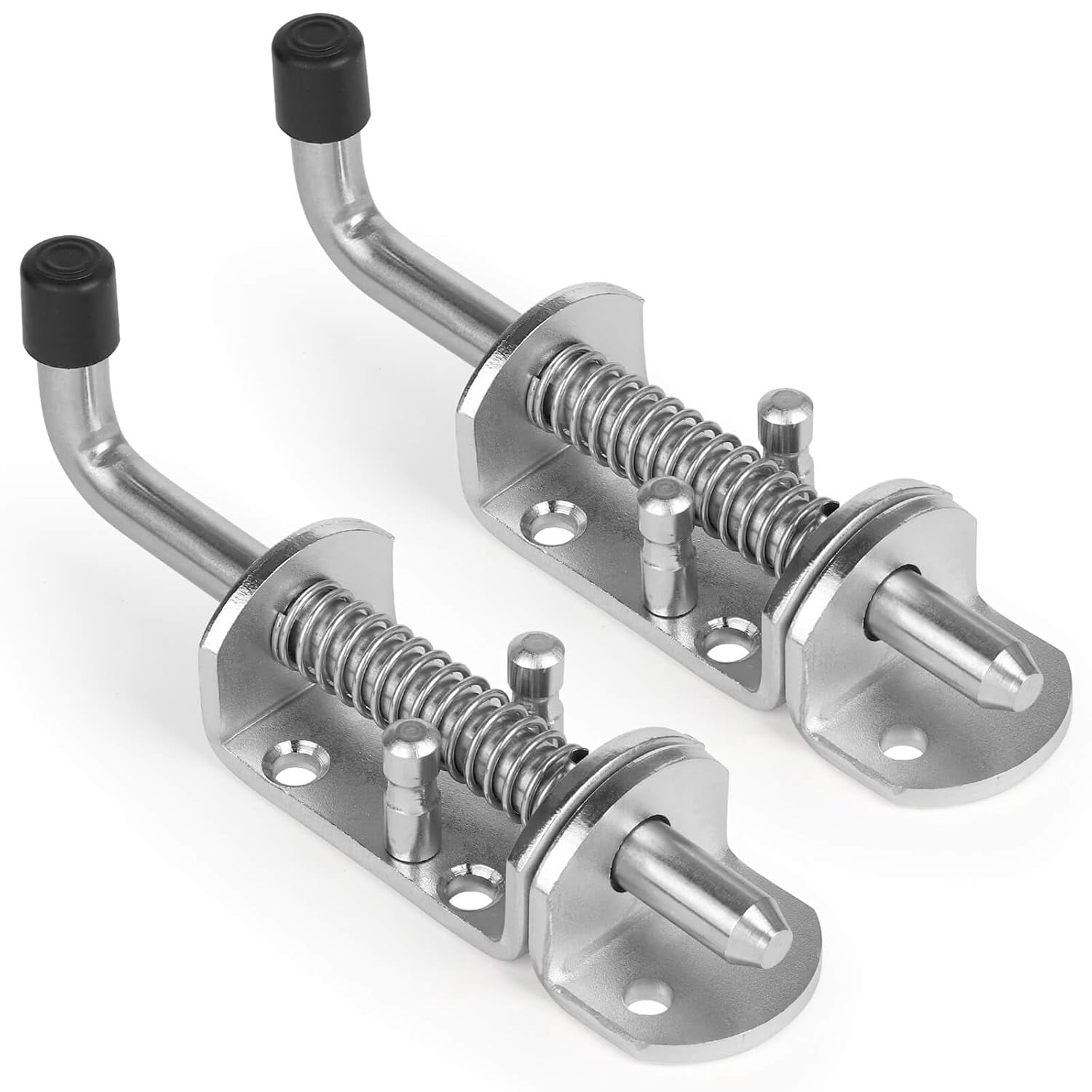 YTRFGH-Spring Loaded Gate Latch Stainless Steel with Pin Receiver, 6.5 ...