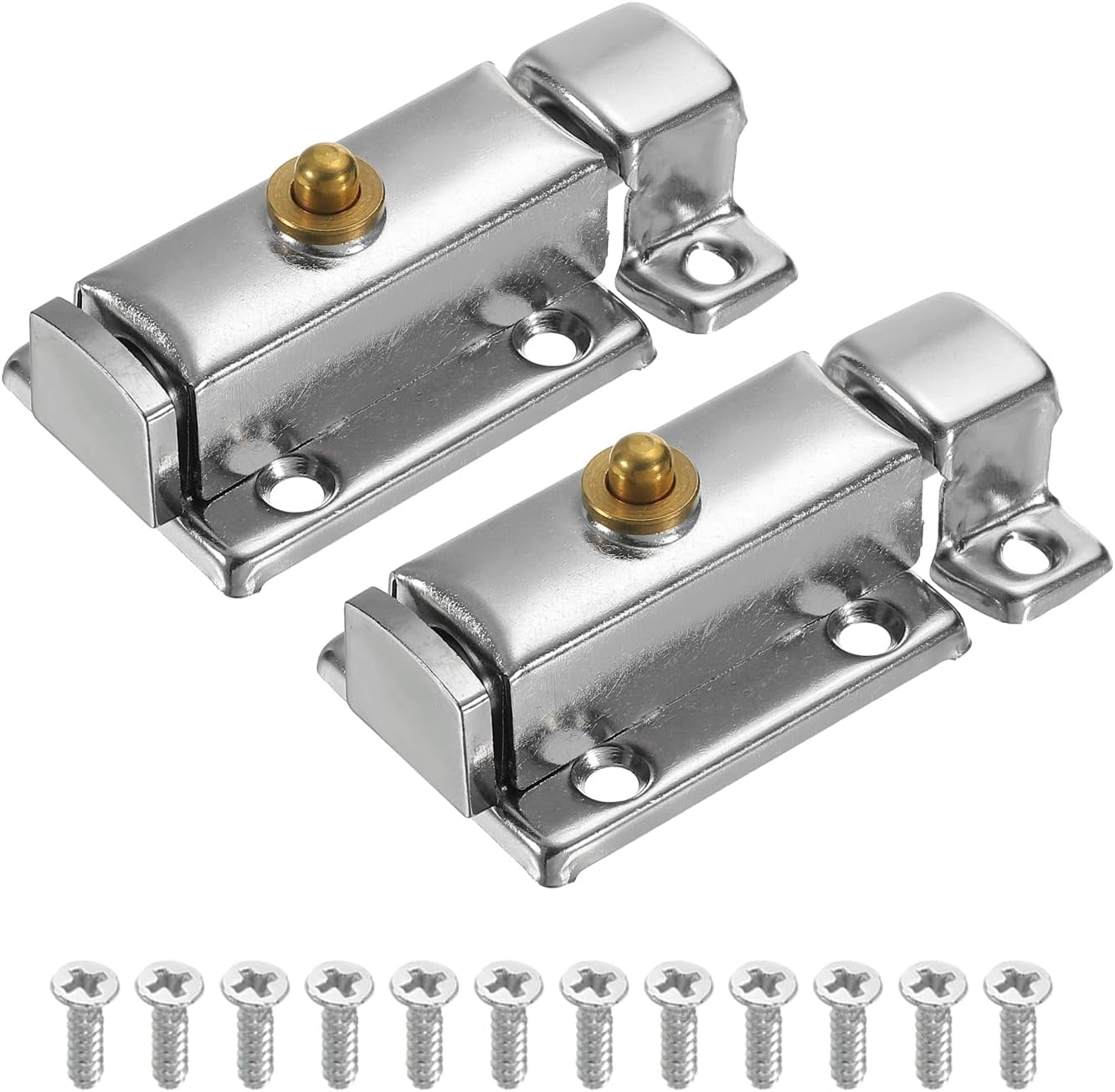 YTRFGH-Spring Loaded Latch Pin 2 x 1.18 Inch Door Safety Slide Lock ...