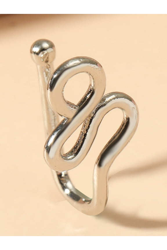 18K Rose Gold Plated Tulip Nose Ring, Buy 2 Get 1 Free, Floral Flower Nose Stud Piercing Jewelry for Women