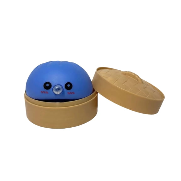 YTTAL 6 Pack Cute Dumpling Squishy Toys, Bubble-Blowing Stress Relief Buns, Soft Squeezy Fidget Toys for Desk & Anxiety Relief