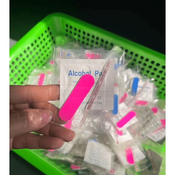 YTTAL Matte Pastel Rainbow Swirl Press on Nails Long Coffin, 24Pcs Colorful French Fake Nails,  Aesthetic Full Cover Acrylic Nails for Womens Party Daily Wear