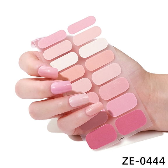 YTTAL Purple Gradient Nail Polish Strips, Matte & Glossy Full Nail Wraps, Self-Adhesive Nail Stickers with Nail File, Buy 2 Get 1 Free, Buy 4 Get 2 Free, Salon-Quality DIY Manicure Decals