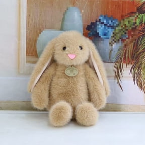 YTTAL Soft Long-Eared Bunny Stuffed Animal, Plush Rabbit Doll with Pendant, 5 Colors Available, Perfect Cuddle Toy & Gift for Kidshhhl on Birthday Easter Christmas