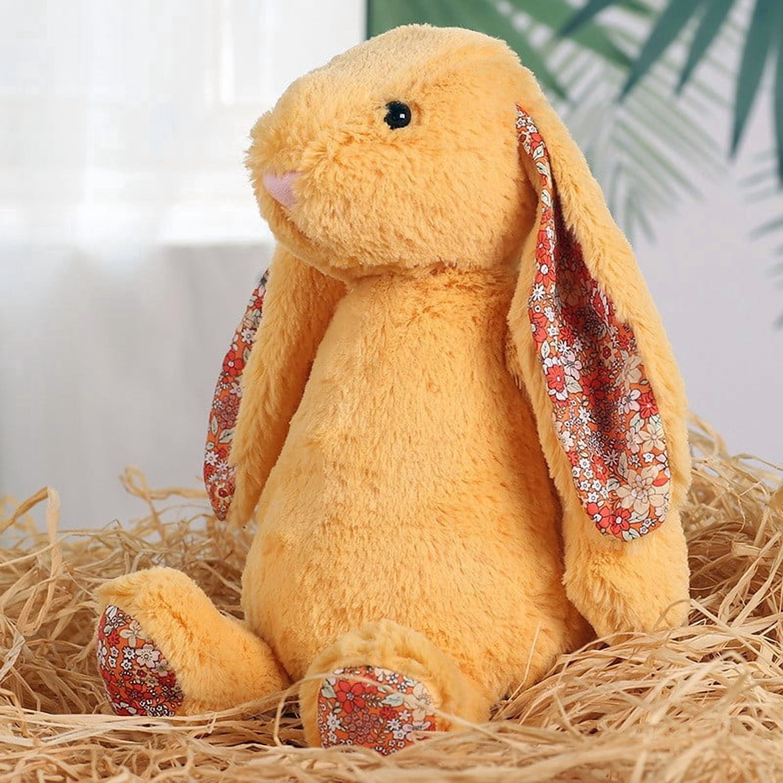 YTTAL Stuffed Bunny Assorted Color Bunny Plush Bundle - Fluffy Stuffed Animal Toys | Perfect Easter Basket Stuffers & Party Favors