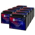 thumbnail image 1 of YTX12-BS 12V 10Ah Replacement Battery compatible with Aprilia Bomota Honda Suzuki - 8 Pack, 1 of 15