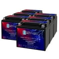 thumbnail image 1 of YTX12-BS 12V 10Ah Replacement Battery compatible with Triumph 900 Scrambler 06-07 - 6 Pack, 1 of 15