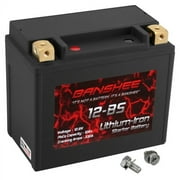 YTX12-BS Lithium Powersports Battery by Banshee 12V motorcycle battery with Smart BMS, Replacement Motorcycle, ATV, UTV, Scooter, Snowmobile, 4 Wheeler, Lawn Mower and Generator Battery