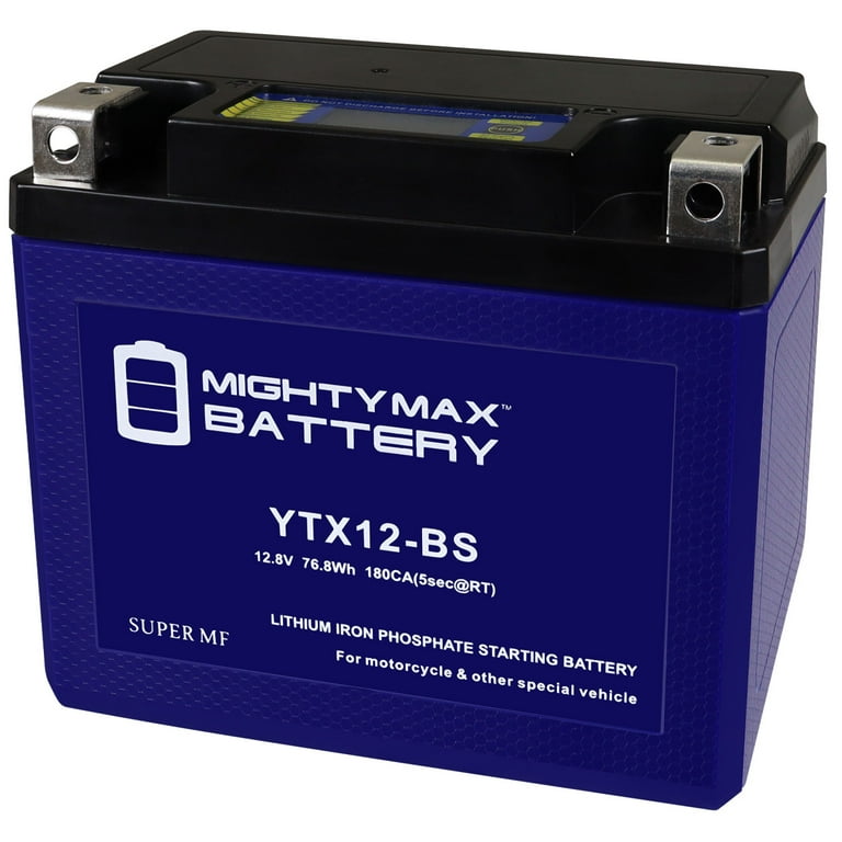 Ytx12-bs Lithium Battery replaces Triumph Thruxton 900 TwinCyl 04-06