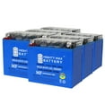 thumbnail image 1 of YTX12-BSGEL 12V 10Ah GEL Replacement Battery Compatible with AGM Battery ETX12 - 6 Pack, 1 of 12