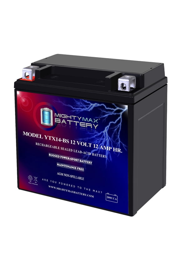 YTX14-BS Replacement Battery for ExpertPower ETX14-BS
