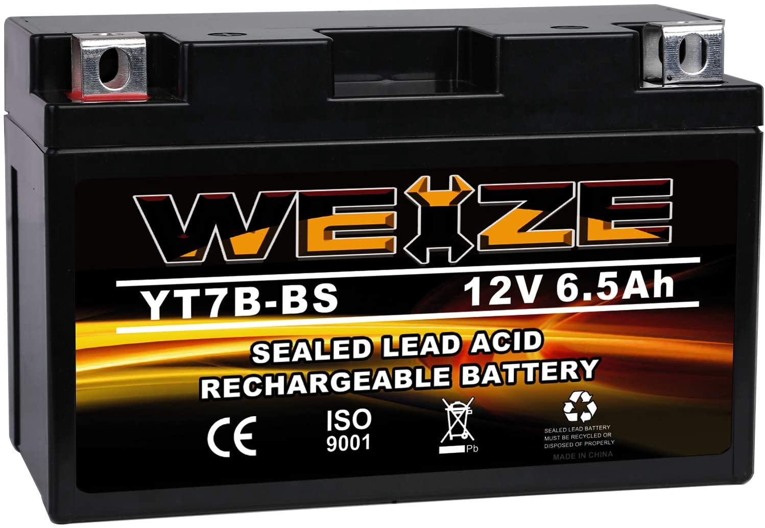 YTX14 BS ATV Battery High Performance - Maintenance Free - Sealed AGM YTX14-BS Motorcycle Battery compatible with Honda Suzuki Kawasaki Yamaha scooter snowmobile