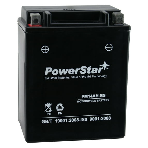 PowerStar AGM 2 Volt Automotive Battery Group Size 14AH, 210 CCA Top Post