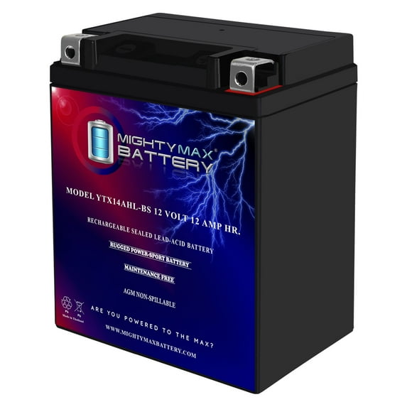 YTX14AHL 12V 12Ah Battery Replacement for Scorpion ATV / Motorcycle