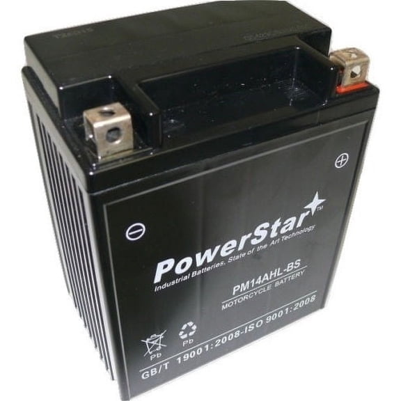 YTX14AHL-BS SMF Battery 12V For Suzuki 650 LS650 Savage, S40 1986-2012