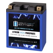YTX14AHL-BSLIFEPO4 Lithium, Replacement Battery Compatible with BatteryJack PM14AHL-BS-02