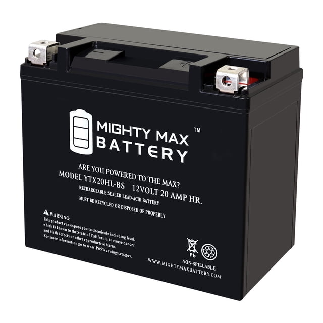 Intact Motorcycle Battery YTX20L-BS YTX20HL-BS HVT Heavy Duty Sealed Activated