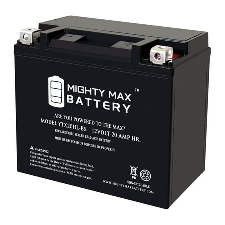 YTX20HL-BS 12V 20AH SLA Replacement Battery Compatible with Victory 1731 (106) All Models 08-17