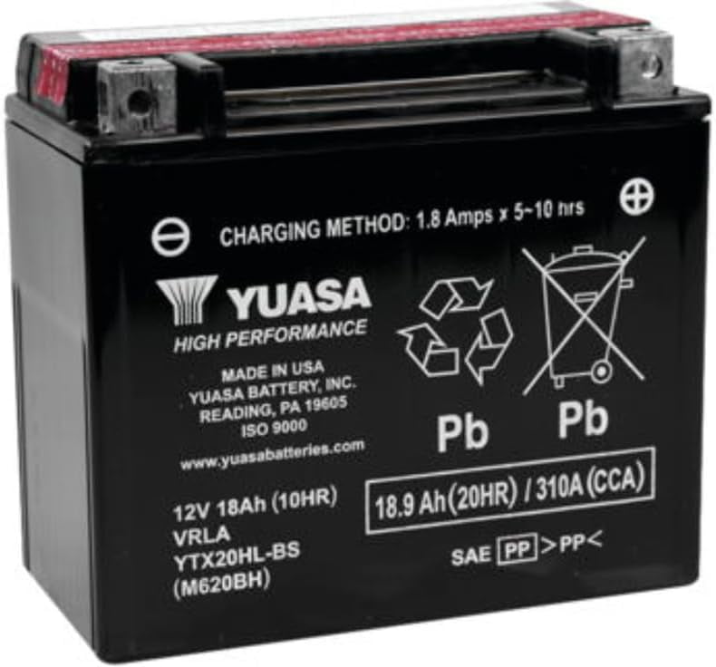 YTX20HL-BS High Performance, Maintenance Free Battery