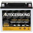 YTX20L-BS Motorcycle Battery, 12V 18Ah SLA Batteries Maintenance Free ...