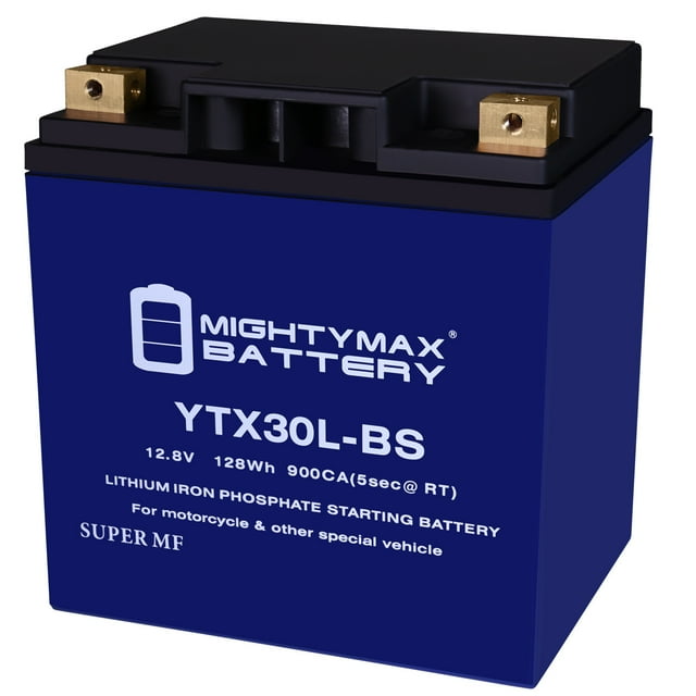 YTX30L-BS Lithium Replacement Battery compatible with Moto Guzzi 1000cc ...