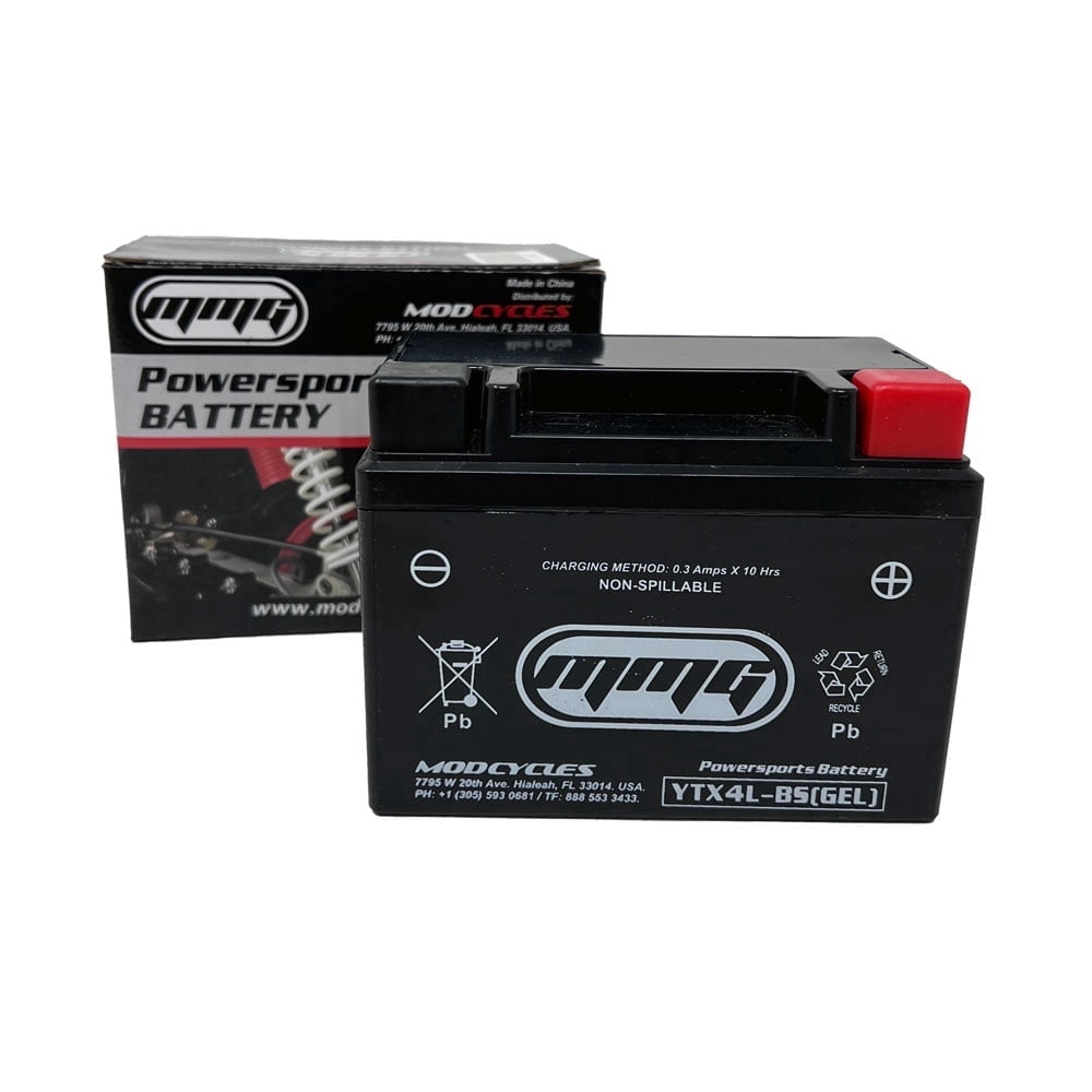 YTX4L-BS GEL Battery Factory Sealed Activated 12V 3Ah Motorcycle Scooter ATV Mower Generator