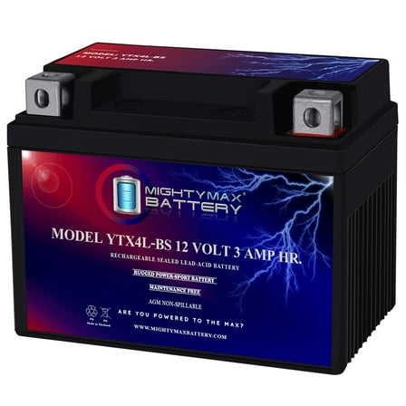 YTX4L-BS Replacement Battery for Honda NQ50 Spree 50D Scooter Battery