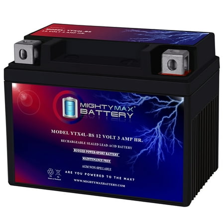 YTX4L-BS SLA Replacement Battery for Exide 4L-BS