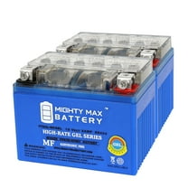 YTX4L-BS GEL - 12 Volt 3 AH, GEL Type, 50 CCA, Rechargeable Maintenance Free SLA AGM Motorcycle Battery - Pack of 2