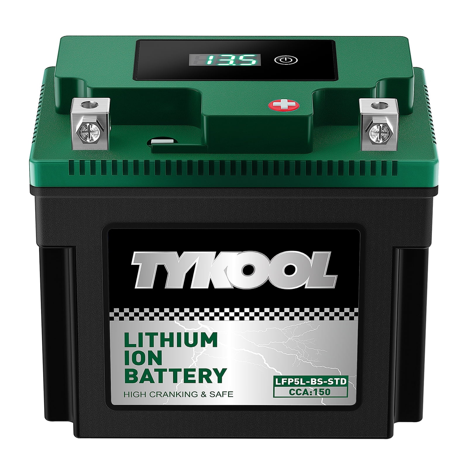 YTX5L-BS 150CCA 12.8V 3Ah,Lithium Motorcycle Battery,Powersports Battery for ATV,4 wheeler,quad,dirt bike,Generator,Scooter,Lawn Mower