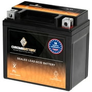 YTX5L-BS High Performance Motorcycle Battery - Maintenance Free - Sealed AGM
