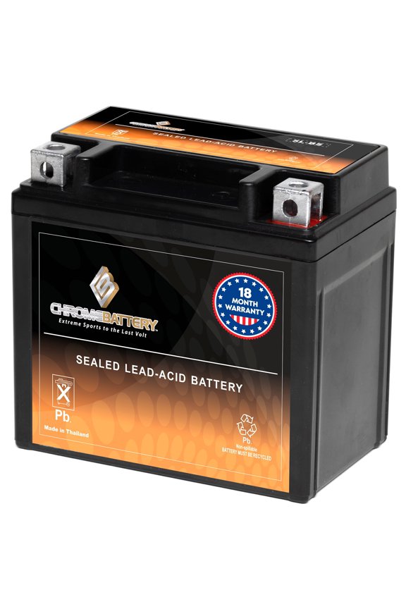 YTX5L-BS High Performance Motorcycle Battery - Maintenance Free - Sealed AGM