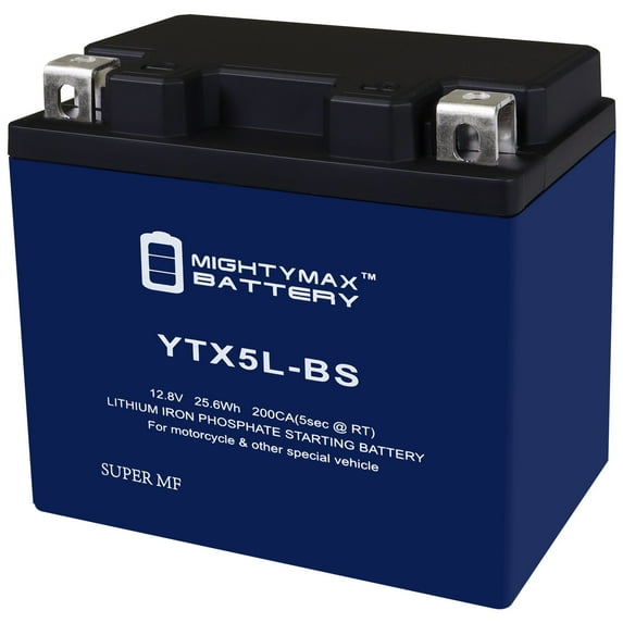 YTX5L-BS Lithium Battery Replaces Polaris Predator Sportsman ATV