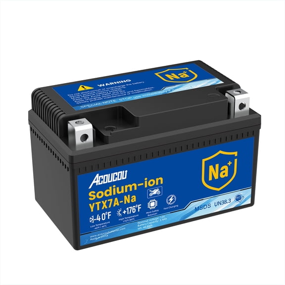 YTX7A-BS Battery Maintenance-Free High Performance & Lightweight Sodium-ion Battery YTX7A BS Replacement for Motorcycle