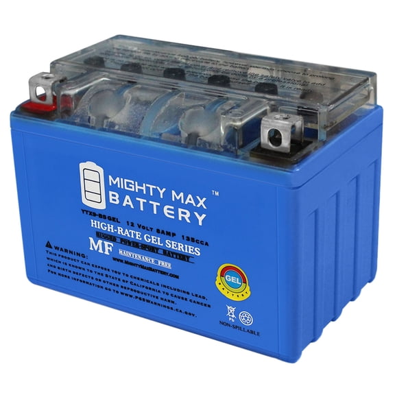 YTX9-BS GEL Replacement Battery for Motobatt MBTX9U