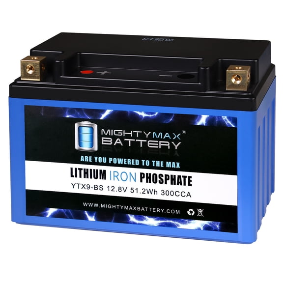 YTX9-BS Lithium Battery Replaces Suzuki 200 UH200A Burgman 18-19