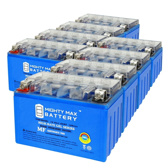 YTX9-BSGEL 12V 8AH GEL Replacement Battery compatible with ATK All Kick-Start Model 91-95 - 8 Pack