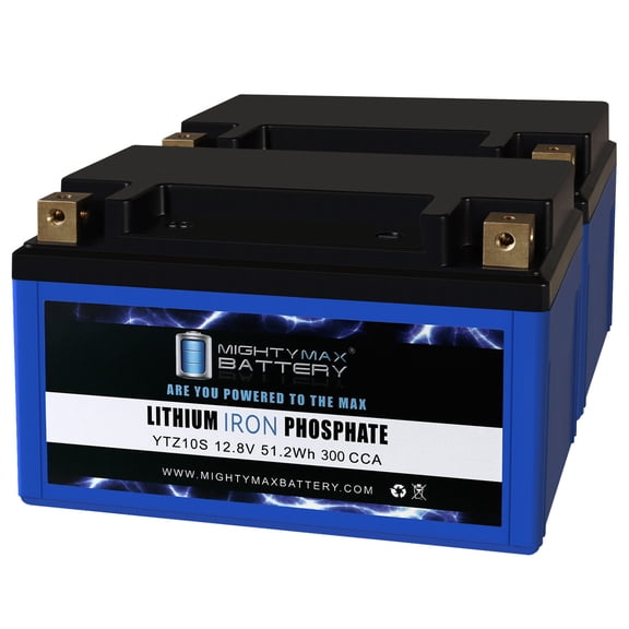 YTZ10S Lithium Replacement Battery compatible with MV Honda 929RR 954RR 919 VLX CBR - 2 Pack