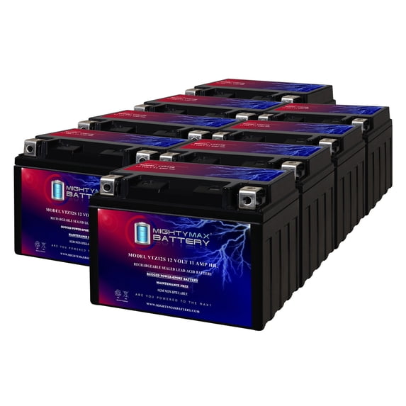 YTZ12S 12V 11Ah Replacement Battery compatible with Dohon LFP12S - 8 Pack