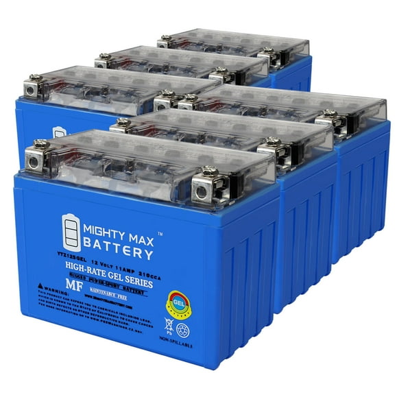 YTZ12SGEL 12V 11Ah GEL Replacement Battery compatible with UltaMax ETZ12S Classic - 6 Pack