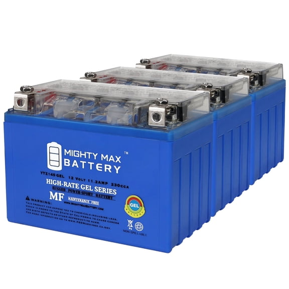 YTZ14S GEL Replacement Battery Compatible with BSA 650 Goldstar 25 - 3 Pack