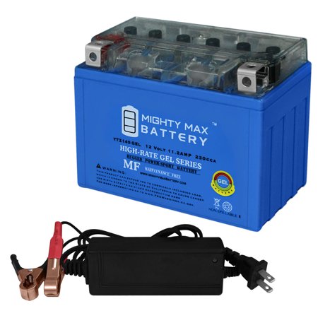 YTZ14S GEL Replacement Battery for Nitro YTZ14S + 12V 2Amp Charger