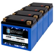 YTZ7S-BSLIFEPO4 Lithium, Replacement Battery Compatible with Polaris 110 Outlaw 16-24 - 4 Pack