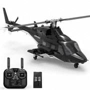 YU XIANG F02S Flying Wolf RC Helicopter, 134 Scale 8CH Flybarless Brushless Motors Optical Flow Positioning & Smart 6G Flight System, Aircraft for Adults & Advanced Pilots