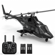 YU XIANG F02S Flying Wolf RC Helicopter, 134 Scale 8CH Flybarless Brushless Motors Optical Flow Positioning & Smart 6G Flight System, Aircraft for Adults & Advanced Pilots