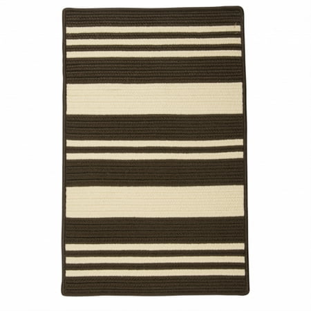 Colonial Mills 12' x 15' Brown and Beige All Purpose Striped Handcrafted Reversible Rectangular Area